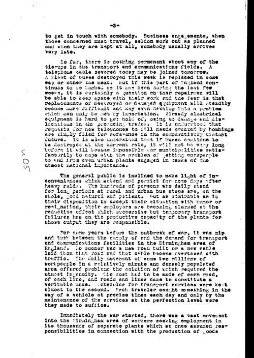 [a311u05.jpg] - Herschel V. Johnson Charge d'Affaires ad interim to Secretary of State Report on Bomb damage in English cities 12/20/40