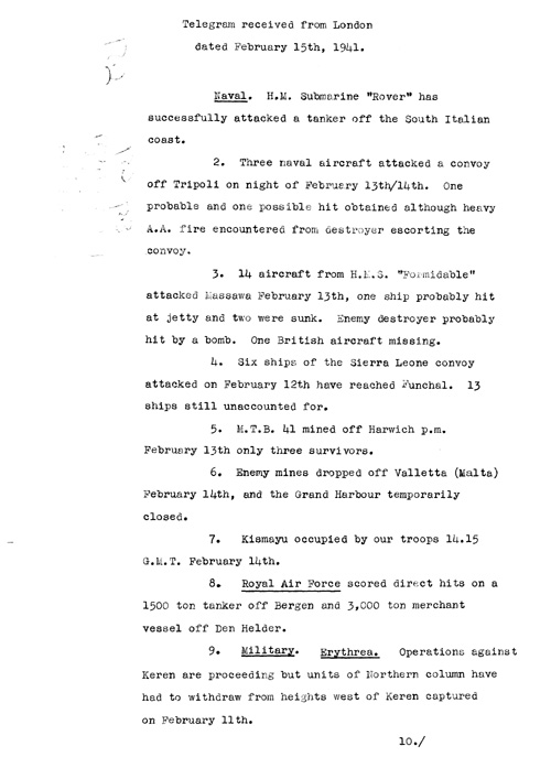[a317p02.jpg] - Report on military situation 2/15/41