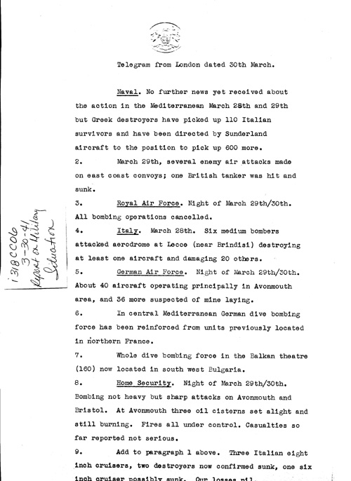 [a318cc06.jpg] - Report on military situation3/30/41