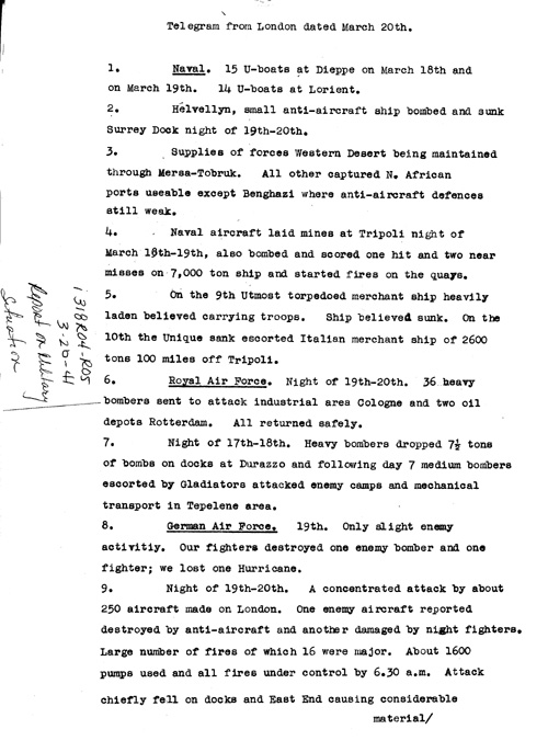 [a318r04.jpg] - Report on military situation3/20/41