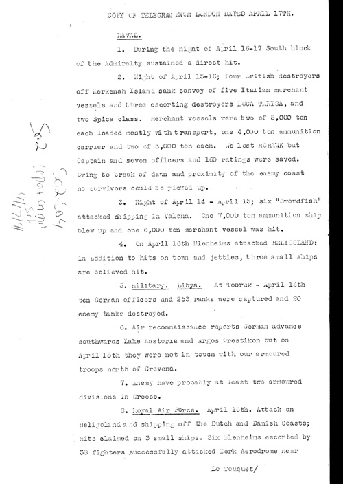 [a319s02.jpg] - Report on military situation 4/17/41