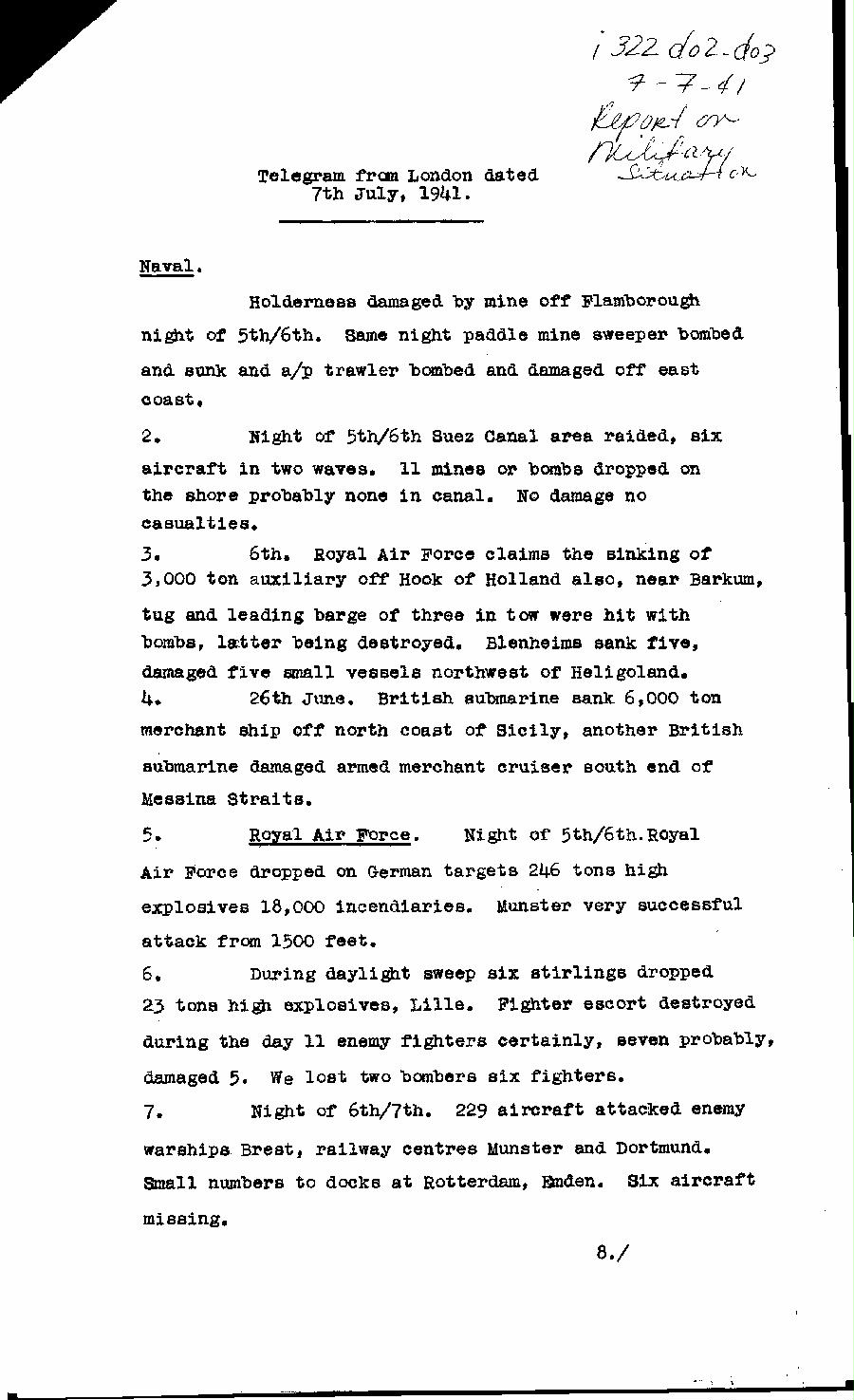[a322d02.jpg] - Report on military situation 7/7/41