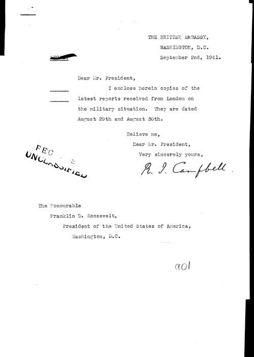 [a323a01.jpg] - Cover Letter; R.J.Campbell-->FDR 9/2/41