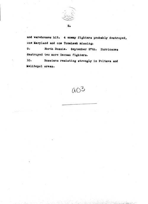 [a324a03.jpg] - Cover letter; Campbell-->FDR 10/1/41