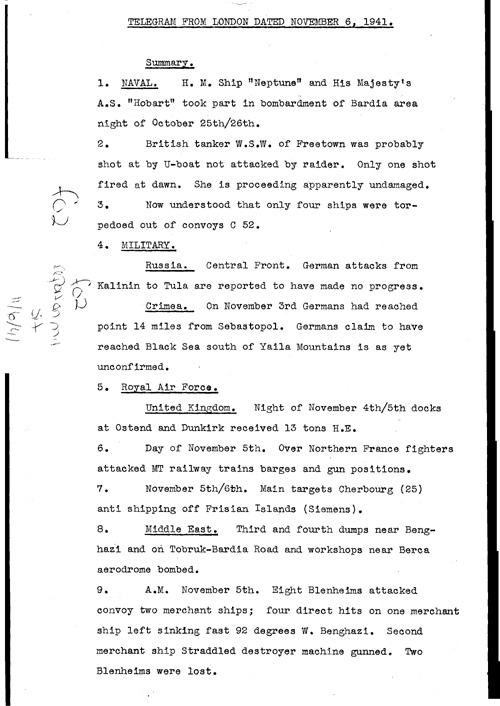 [a325f02.jpg] - Report on military situation 11/6/41