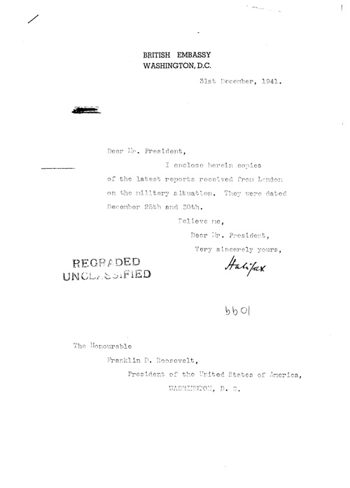 [a326bb01.jpg] - Halifax --> FDR Letter regarding military situation 12/31/41