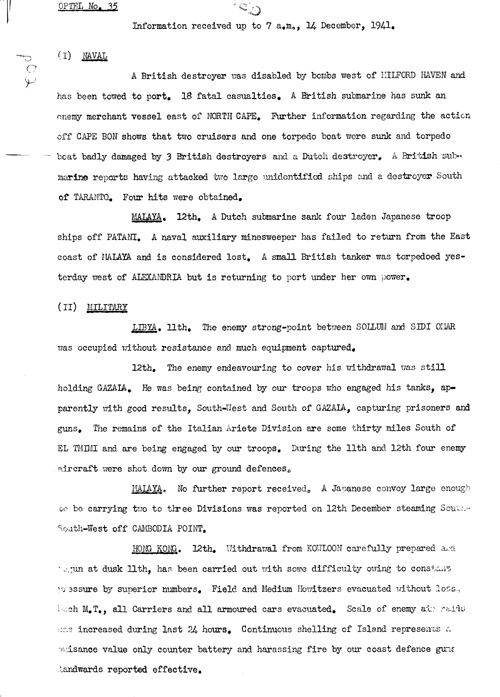 [a326p02.jpg] - Military report from London 12/14/41