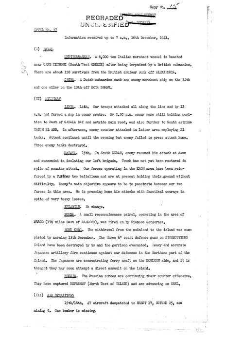 [a326q05.jpg] - Military report from London 12/16/41