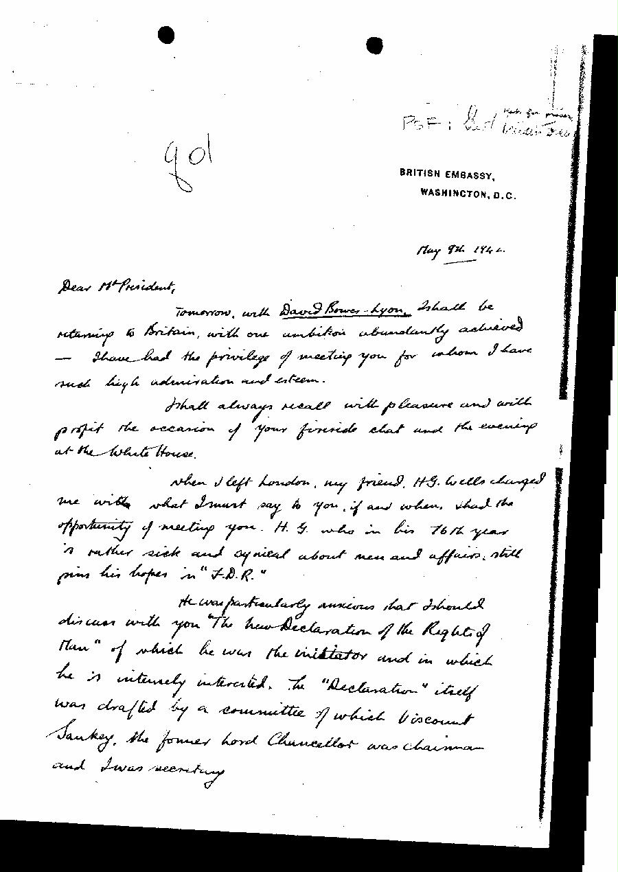 [a327q01.jpg] - Letter to FDR from [unknown!. 5/8/42