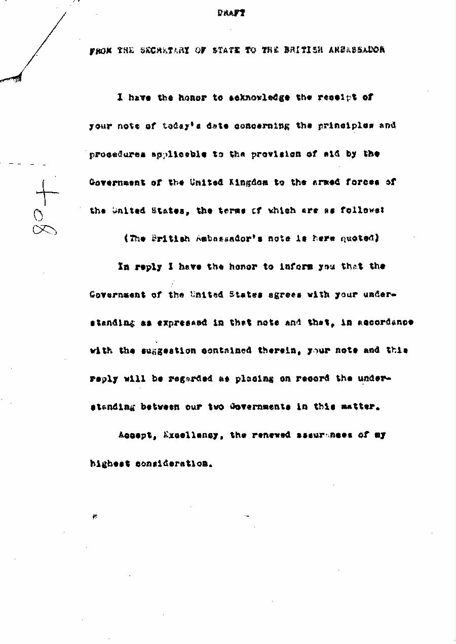 [a327t08.jpg] - Draft of note from Secretary of State to the British Ambassador (n.d.)