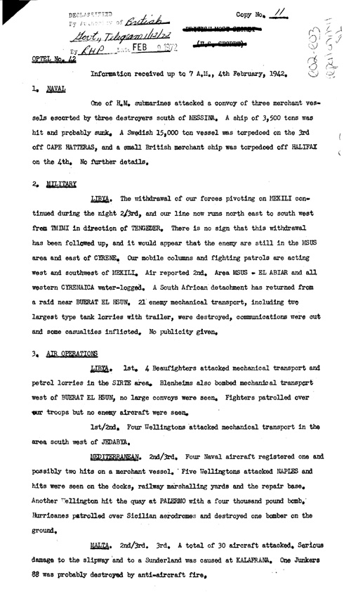 [a329e02.jpg] - Report on military situation 2/4/42