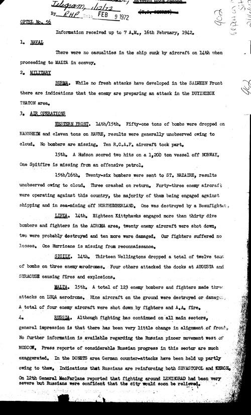 [a329q02.jpg] - Report on military situation 2/16/42