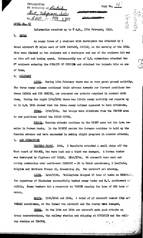 [a329r02.jpg] - Report on military situation 2/17/42