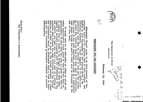 [a330d01.jpg] - Cover letter; Secretary of State-->FDR 2/15/42