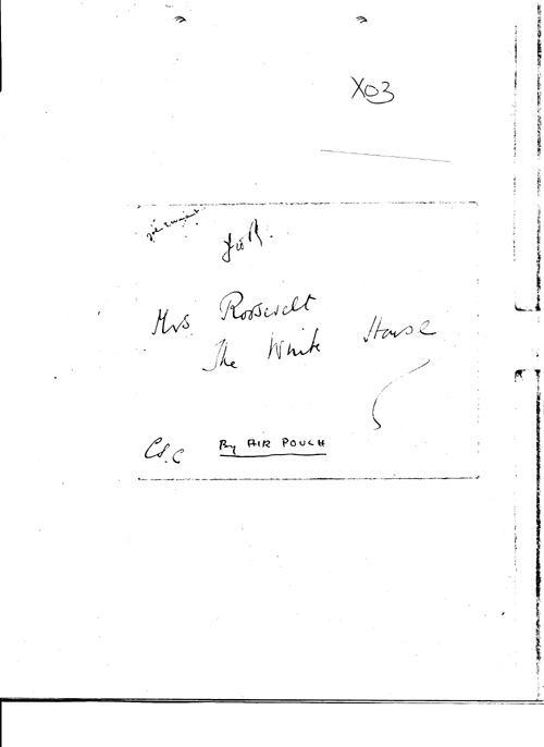 [a333x03.jpg] - Clementine Churchill-->Mrs.Roosevelt1/31/42