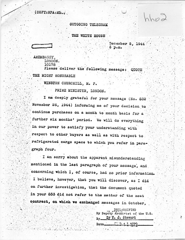 [a335hh02.jpg] - Telegram to Churchill--> FDR and Stettinius