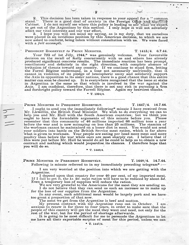 [a335hh11.jpg] - Memorandum E.R. Stettinius,Jr. --> Miss Tully 1/10/45