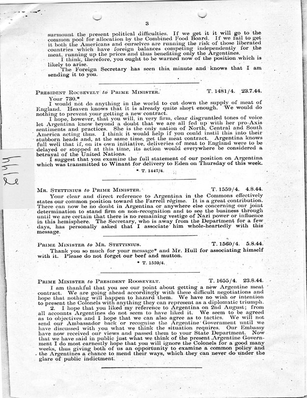 [a335hh12.jpg] - Memorandum E.R. Stettinius,Jr. --> Miss Tully 1/10/45