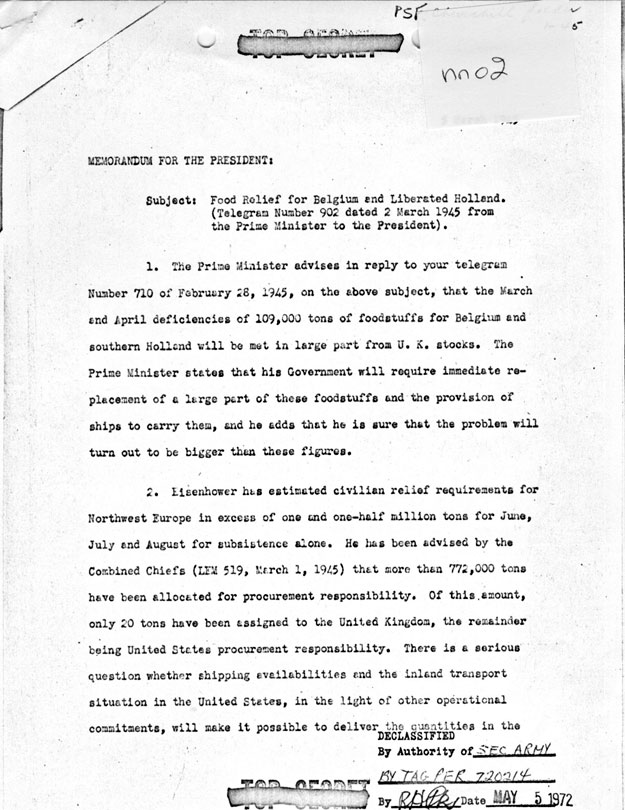 [a335nn02.jpg] - FDR --> Jimmy Byrnes 3/6/45 ` t335nn04 Draft of message to Churchill from [unknown!. (n.d.)