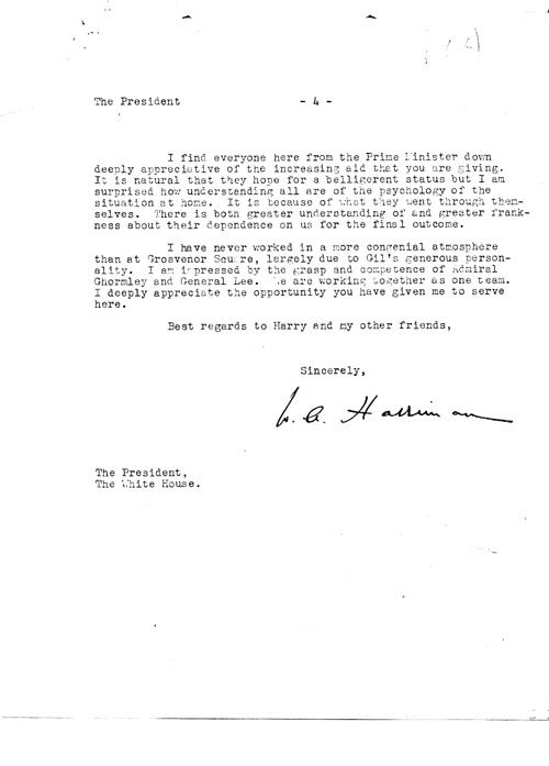 [a338b04.jpg] - Letter, Harriman-->FDR 5/7/1941