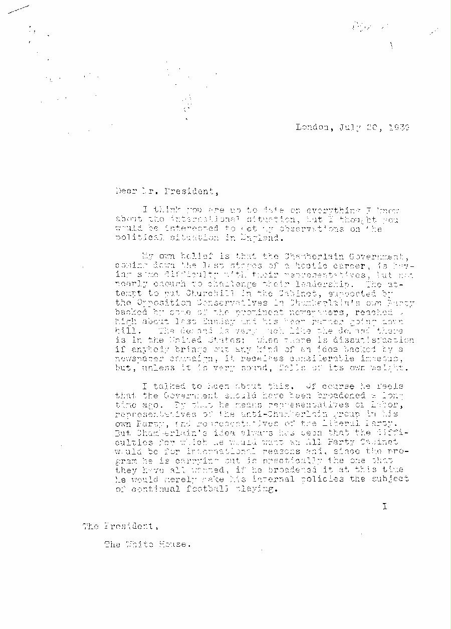 [a340a01.jpg] - Kennedy-->FDR  7/20/39 page1