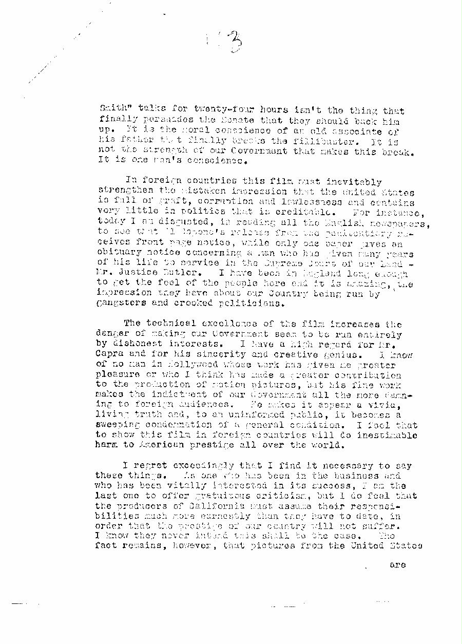 [a340r03.jpg] - Kennedy-->Cohn in re. to Mr. Smith...  11/17/39 page2
