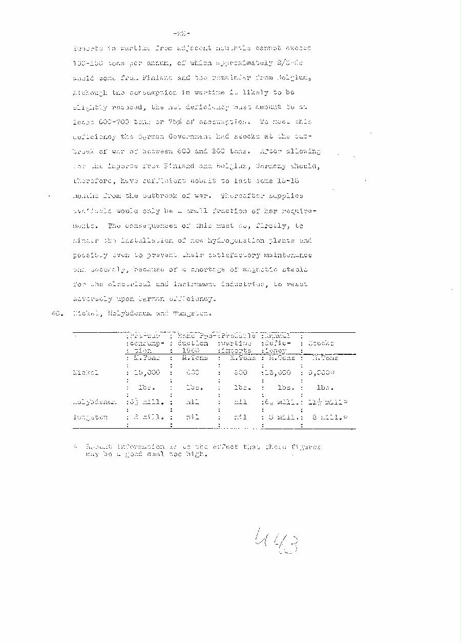 [a340u43.jpg] - Document: The German Supply Outlook  3/4/40 page43