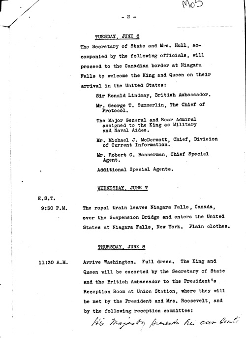 [a343m05.jpg] - List for distribution of frames with Presidential seal and Roosevelt crest. 5/8/39.