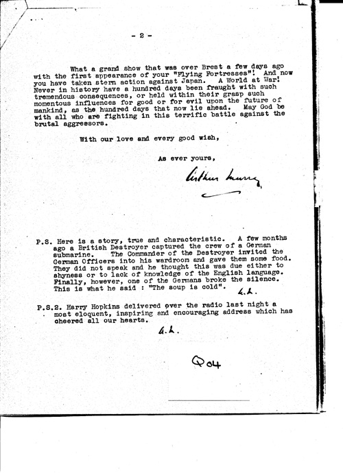 [a349q04.jpg] - Encls. Arthur --> President  July 28th 1941 - Page 2