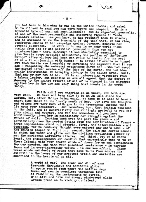 [a349v05.jpg] - Arthur --> Franklin Jan 19th 1942 - Page 5