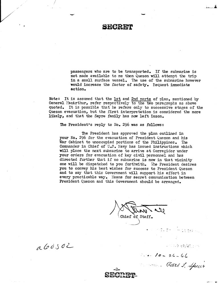 [a60s02.jpg] - Marshall to FDR 2/16/42
