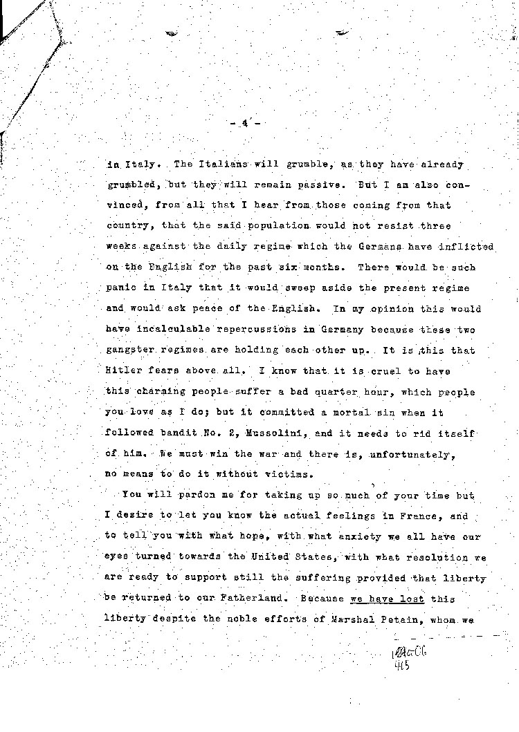 [a465a06.jpg] - memo from M. Taylor of trip to Rome 3/11/39