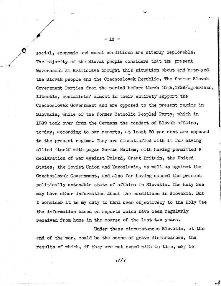 [a468h14.jpg] - Memorandum: FDR --> Myron Taylor 5/31/43