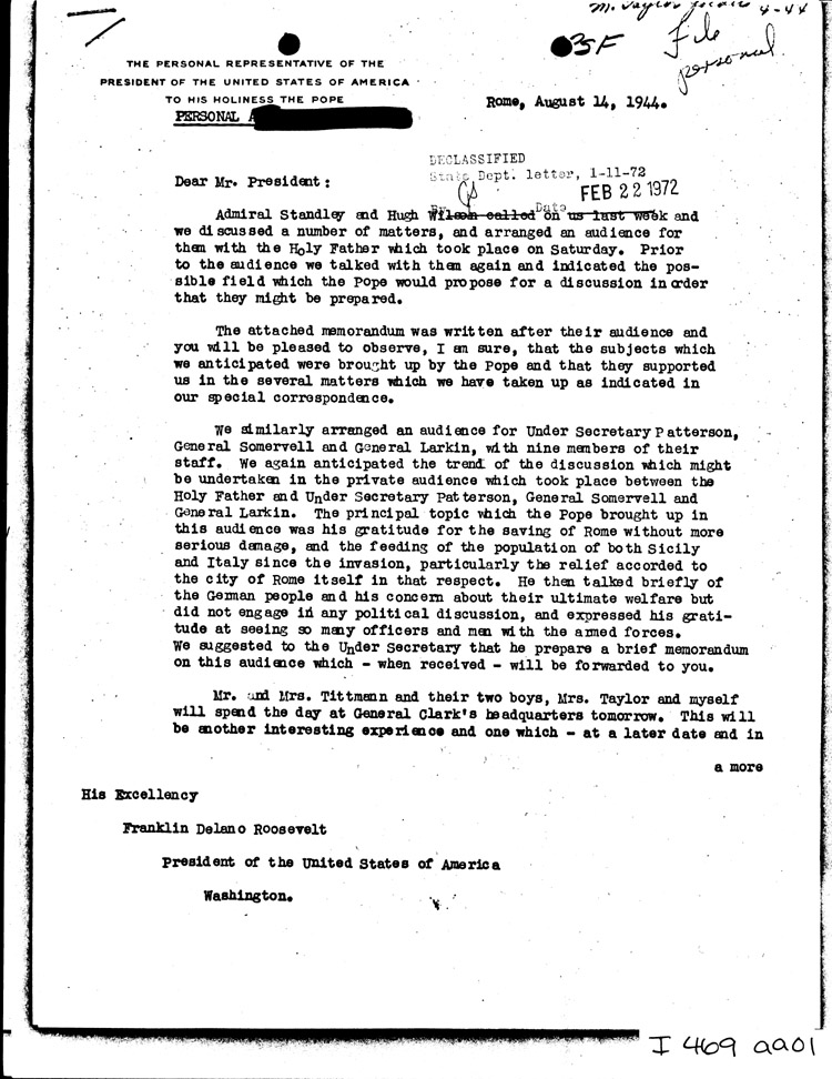 [a469aa01.jpg] - Letter: Taylor-->FDR                    8/4/44