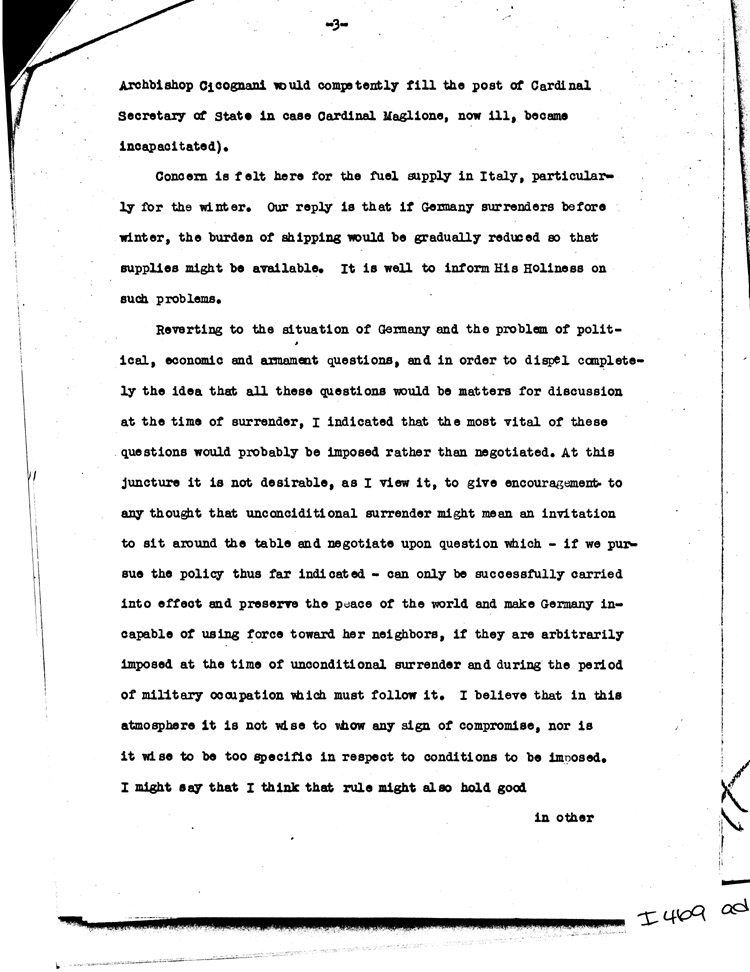 [a469ad06.jpg] - Memo: FDR -->Secretary of State               8/18/44