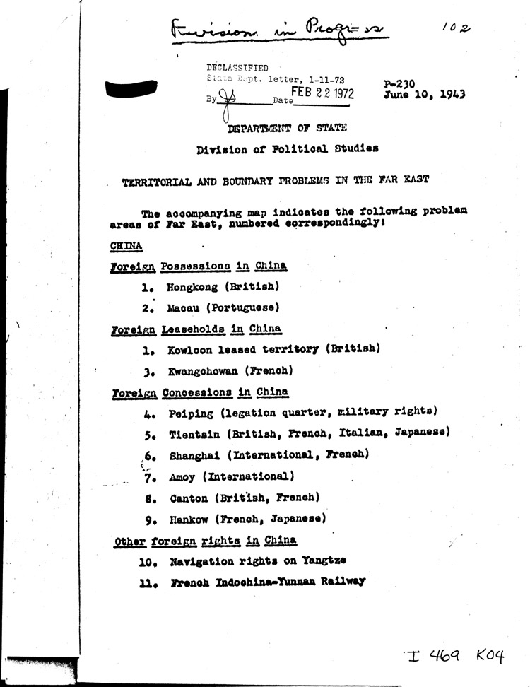 [a469k04.jpg] - List from the Department of State          6/10/43
