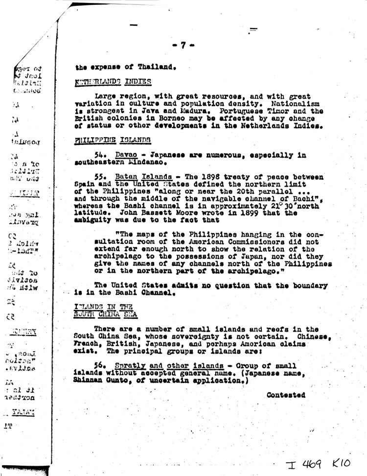 [a469k10.jpg] - Memo:     Myron Taylor --> Miss Tully     6/12/44