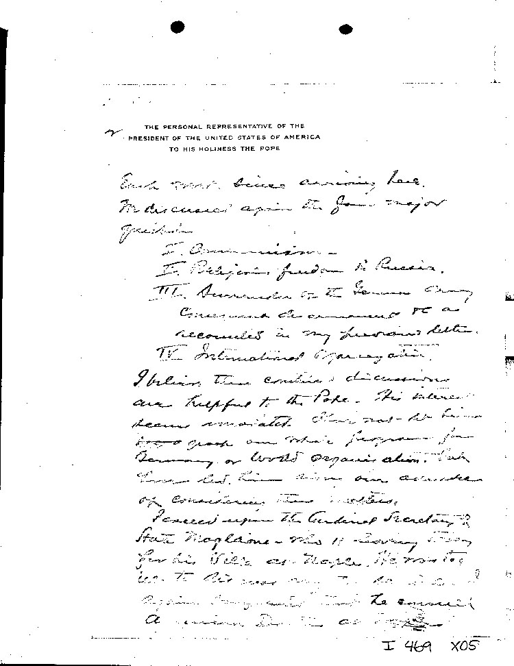 [a469x05.jpg] - Letter: Myron Taylor --> FDR               7/19/44