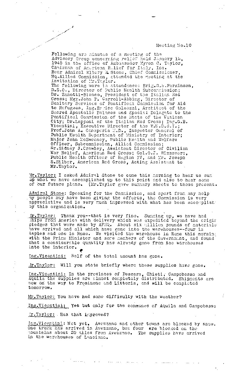 [a473e04.jpg] - minutes of M.Taylor Meeting 10 1/15/45
