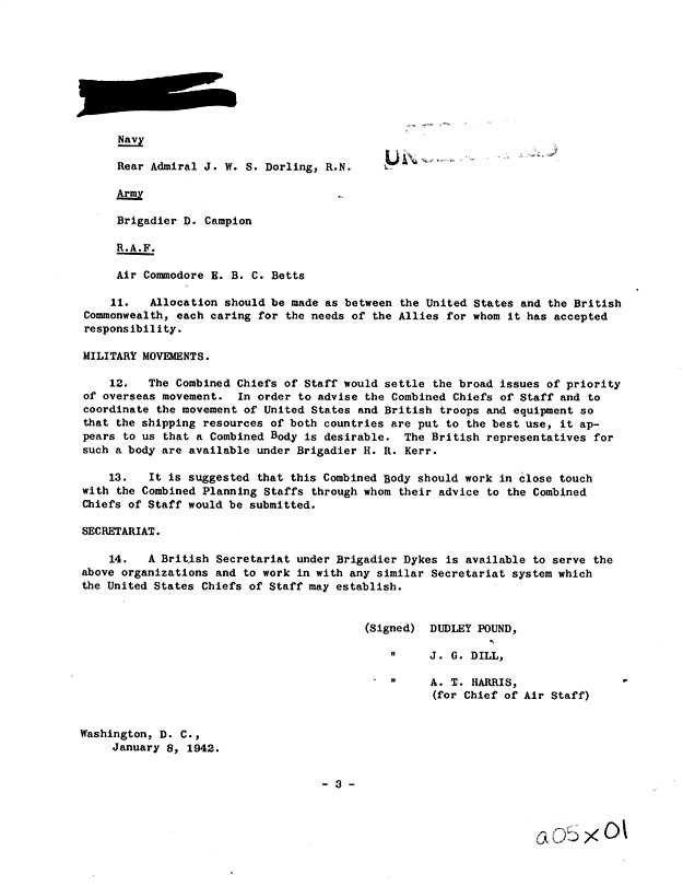 [a05w13.jpg] - Proceedure for Assumption of Command by General Wavell-January 10, 1942