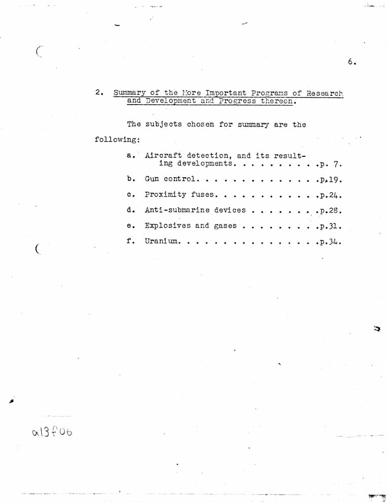 [a13f06.jpg] - Report of the National Defense Research Committee-6/27/40-6/28/42