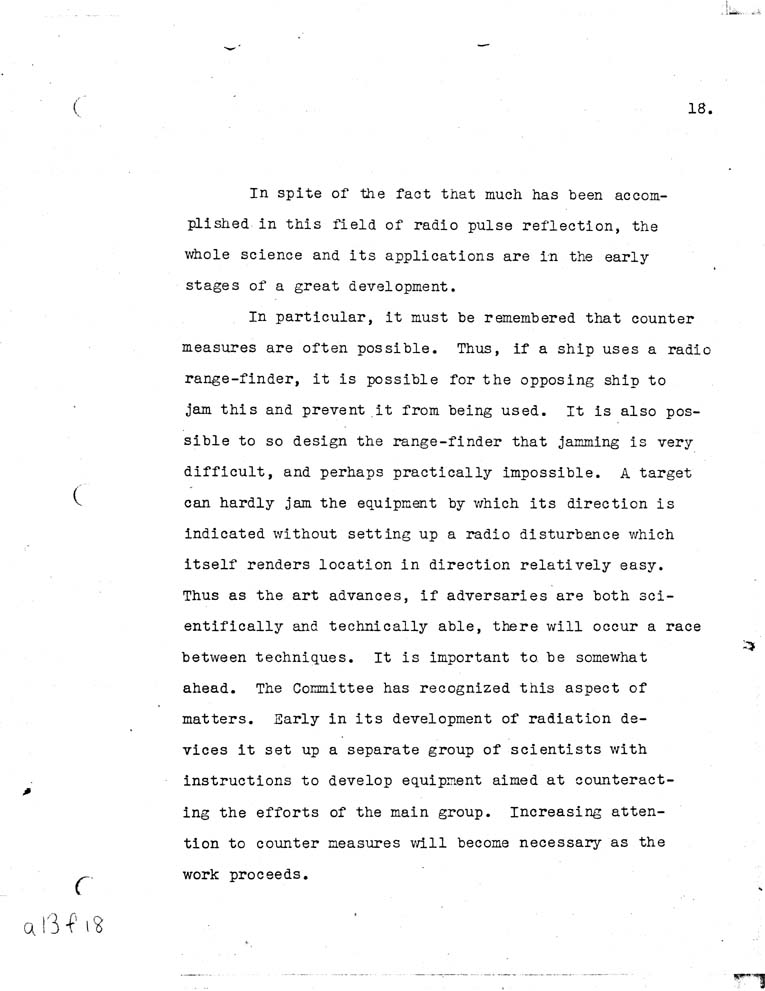 [a13f18.jpg] - Report of the National Defense Research Committee-6/27/40-6/28/42