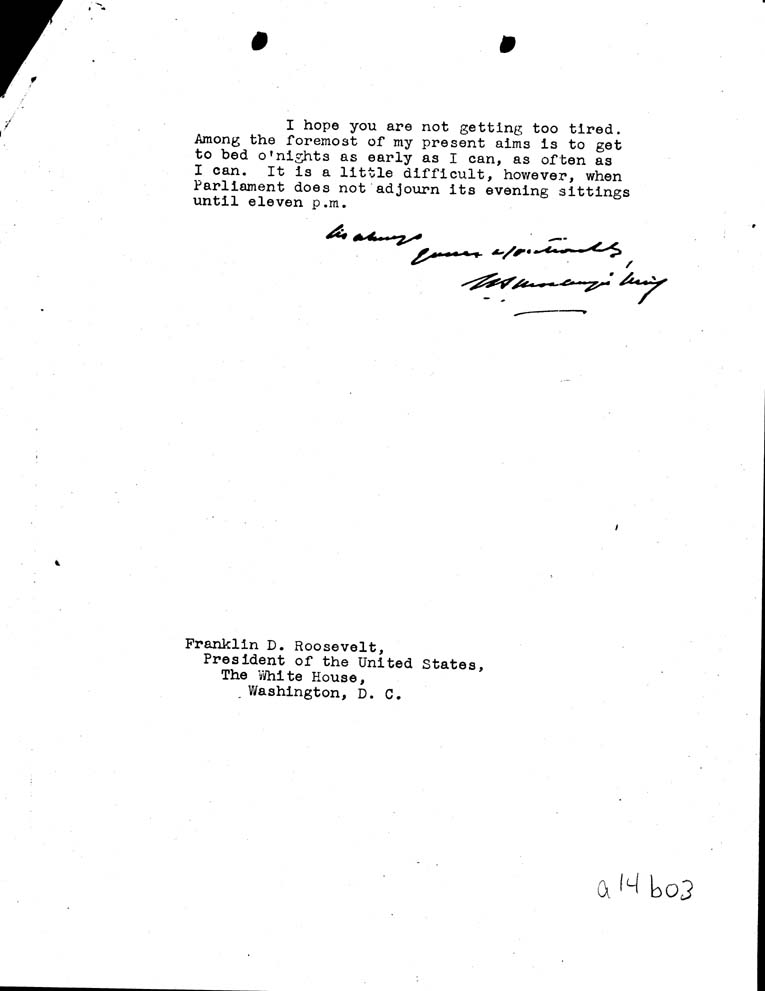 [a14b03.jpg] - FDR to Mackenzie