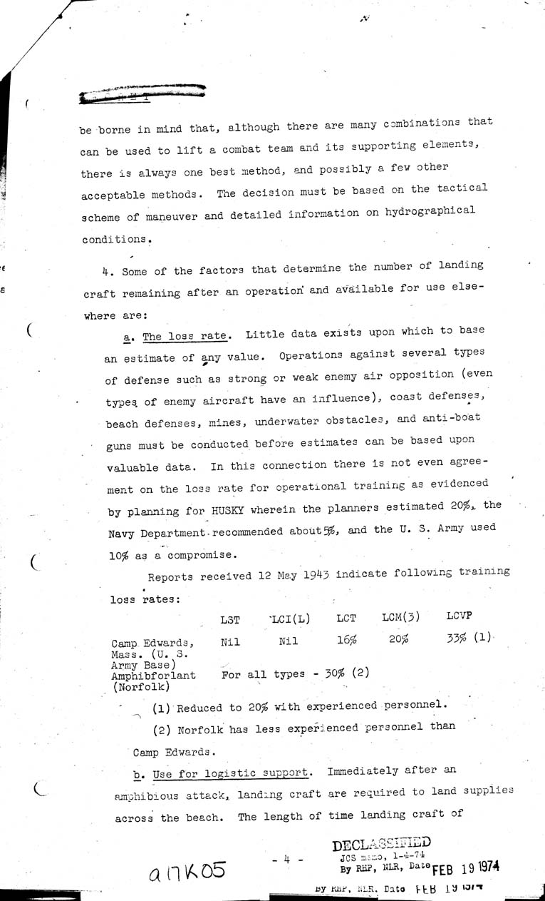 [a17k05.jpg] - Mobility and Utilization of Amphibious Assault Craft 5/15/43