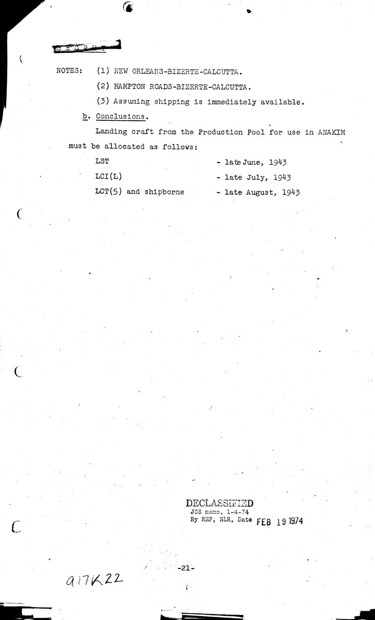 [a17k22.jpg] - Mobility and Utilization of Amphibious Assault Craft 5/15/43