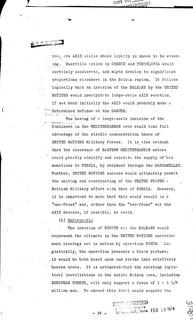 [a18e15.jpg] - Joint Chiefs of Staff, Invasion of the European Continent from the United Kingdom in 1943-1944 (J.C.S. 288/1) May 8, 1943