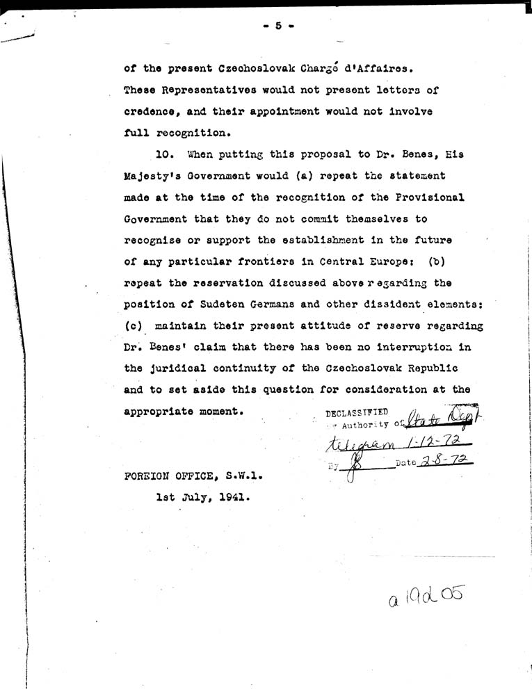 [a19d05.jpg] - Memorandum for FDR-7/1/41