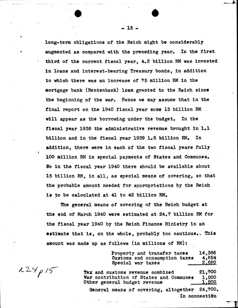 [a24p15.jpg] - Memorandum for the President- Jan. 24, 1941