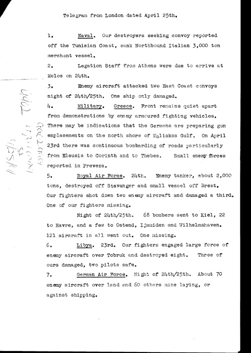 [a319aa02.jpg] - Report on military situation 4/25/41