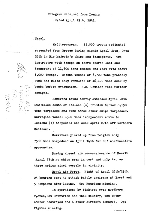 [a319dd02.jpg] - Report on military situation 4/29/41
